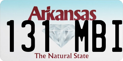 AR license plate 131MBI