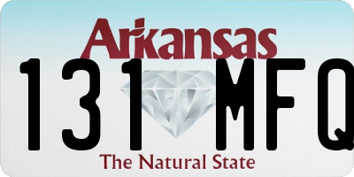 AR license plate 131MFQ