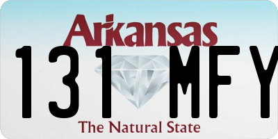 AR license plate 131MFY