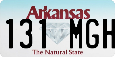 AR license plate 131MGH