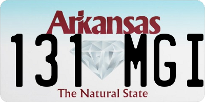 AR license plate 131MGI