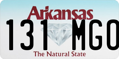 AR license plate 131MGO