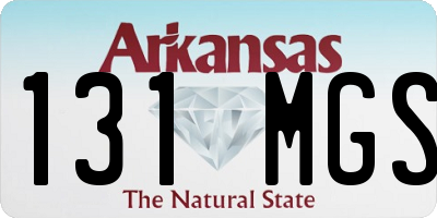 AR license plate 131MGS
