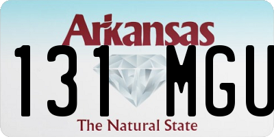 AR license plate 131MGU