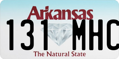 AR license plate 131MHC