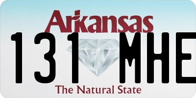 AR license plate 131MHE