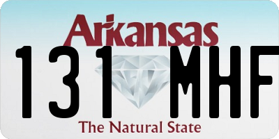 AR license plate 131MHF