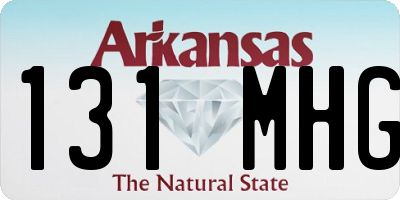 AR license plate 131MHG