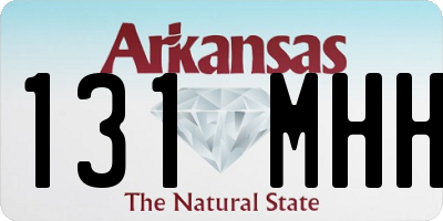 AR license plate 131MHH