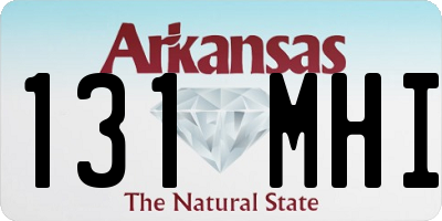 AR license plate 131MHI
