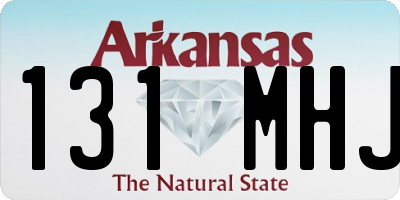 AR license plate 131MHJ