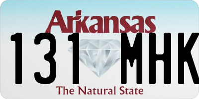 AR license plate 131MHK
