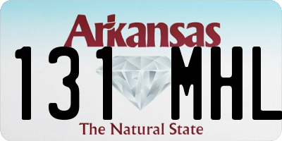AR license plate 131MHL