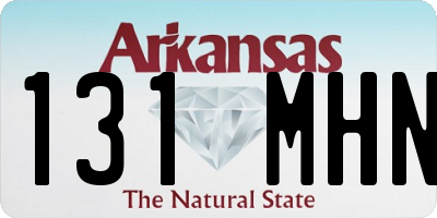 AR license plate 131MHN