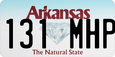 AR license plate 131MHP