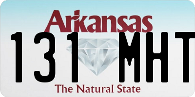 AR license plate 131MHT