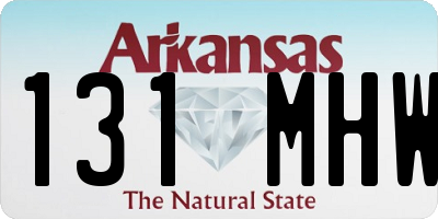 AR license plate 131MHW