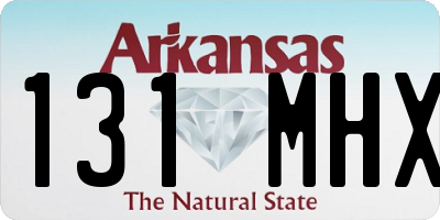 AR license plate 131MHX