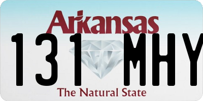 AR license plate 131MHY
