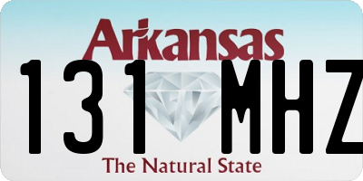 AR license plate 131MHZ