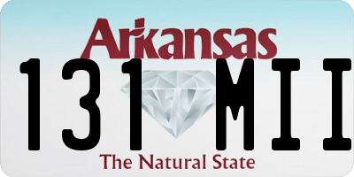 AR license plate 131MII