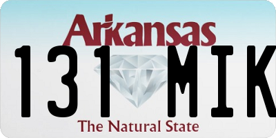 AR license plate 131MIK