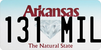 AR license plate 131MIL