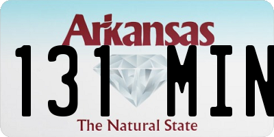 AR license plate 131MIN