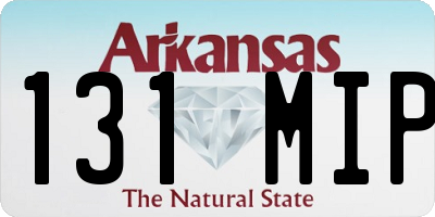 AR license plate 131MIP