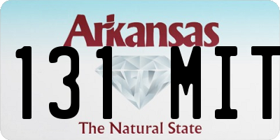 AR license plate 131MIT