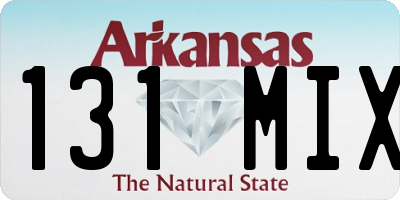 AR license plate 131MIX