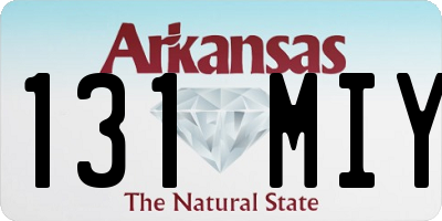 AR license plate 131MIY