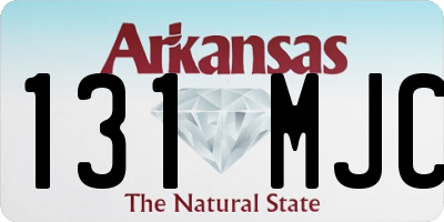 AR license plate 131MJC