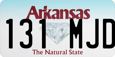 AR license plate 131MJD