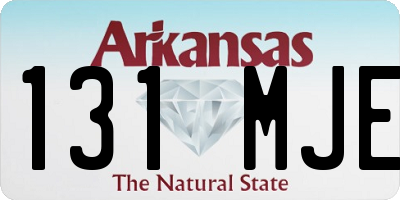 AR license plate 131MJE