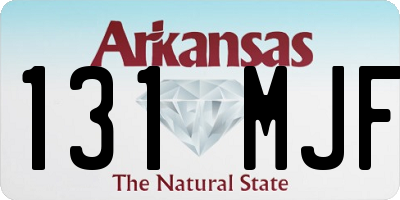 AR license plate 131MJF