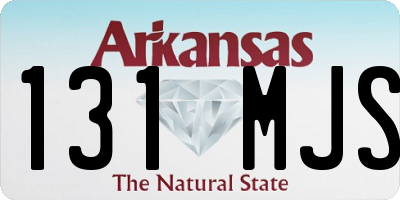 AR license plate 131MJS