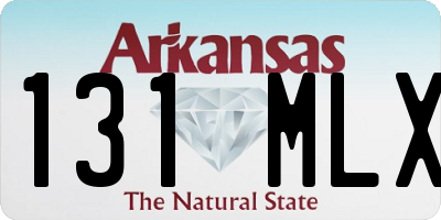 AR license plate 131MLX