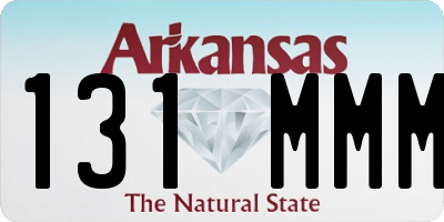 AR license plate 131MMM