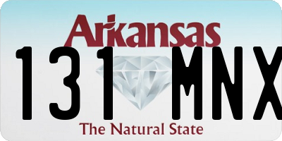 AR license plate 131MNX