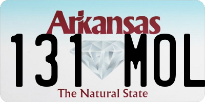 AR license plate 131MOL