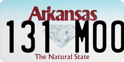 AR license plate 131MOO