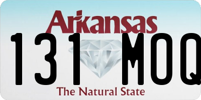 AR license plate 131MOQ