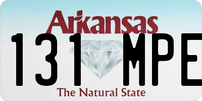 AR license plate 131MPE