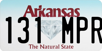 AR license plate 131MPR