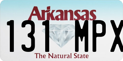 AR license plate 131MPX