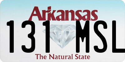 AR license plate 131MSL