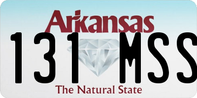 AR license plate 131MSS