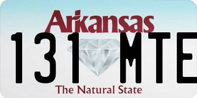 AR license plate 131MTE