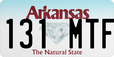 AR license plate 131MTF